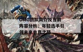 OMG战队简介及当前阵容分析：年轻选手引领未来电竞之路