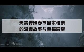 天美传媒春节回家相亲的温暖故事与幸福展望