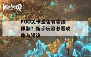 FGO关卡是否有等级限制？新手玩家必看攻略与建议