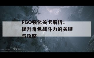 FGO强化关卡解析：提升角色战斗力的关键与攻略