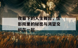 夜幕下的人生舞台，性影院里的秘密与渴望交织在一起