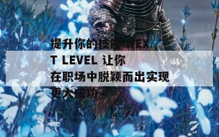 提升你的技能 NEXT LEVEL 让你在职场中脱颖而出实现更大成功