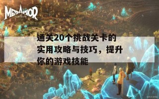 通关20个挑战关卡的实用攻略与技巧，提升你的游戏技能