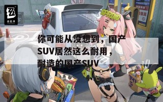 你可能从没想到，国产SUV居然这么耐用，耐造的国产SUV