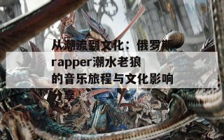 从潮流到文化：俄罗斯rapper潮水老狼的音乐旅程与文化影响分享