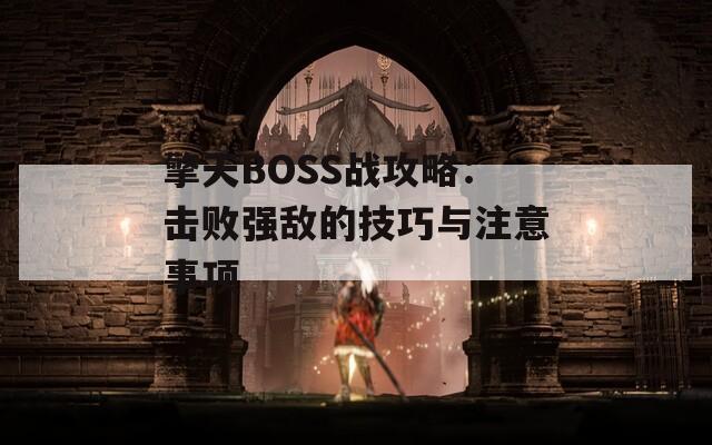 擎天BOSS战攻略：击败强敌的技巧与注意事项-第1张图片-商贸手游网