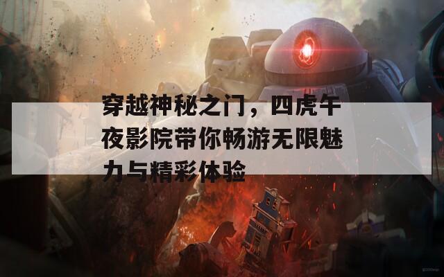 穿越神秘之门，四虎午夜影院带你畅游无限魅力与精彩体验-第1张图片-商贸手游网