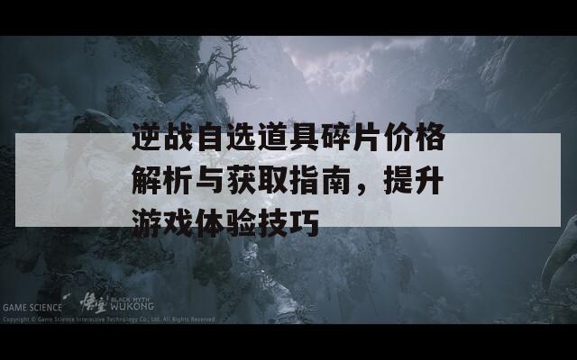 逆战自选道具碎片价格解析与获取指南，提升游戏体验技巧-第1张图片-商贸手游网